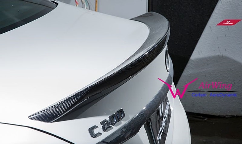 W205 Sedan- Mode style carbon trunk spoiler 06